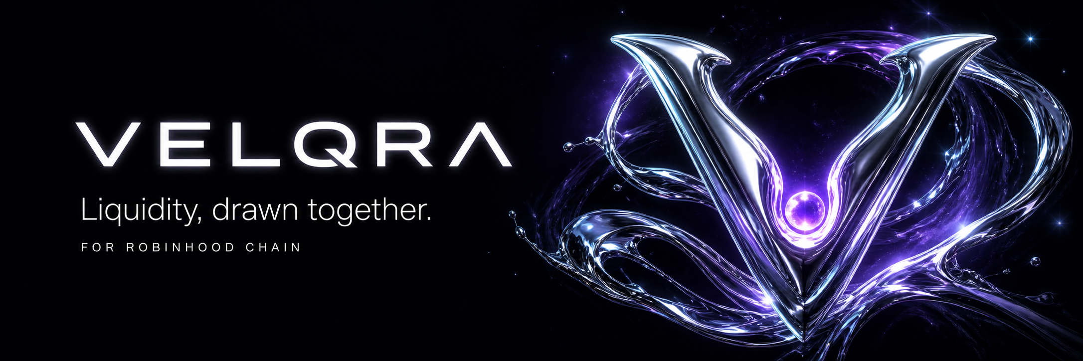 Velqra: Liquidity, drawn together.